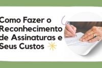 Reconhecimento de Assinaturas Reconhecimento de Assinaturas